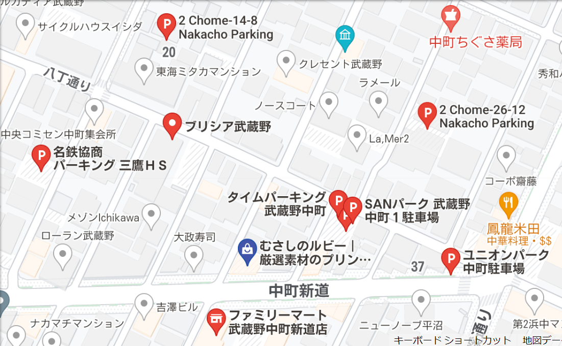 むさしのルビー駐車場